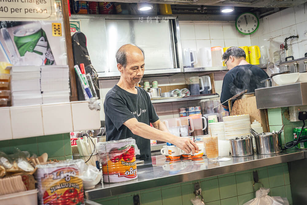 蘭芳園尖沙咀店,蘭芳園,香港美食,尖沙咀美食,港式奶茶,絲襪奶茶,港式茶餐廳