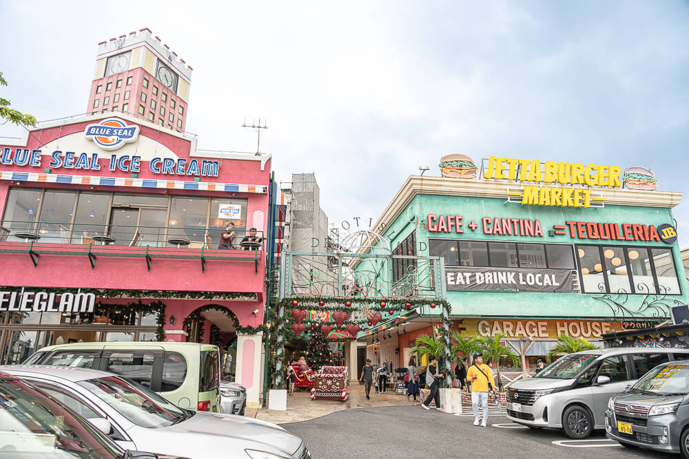 沖繩美國村,美國村,美國村美食,北谷 沖繩 美國村 冰淇淋與漢堡店