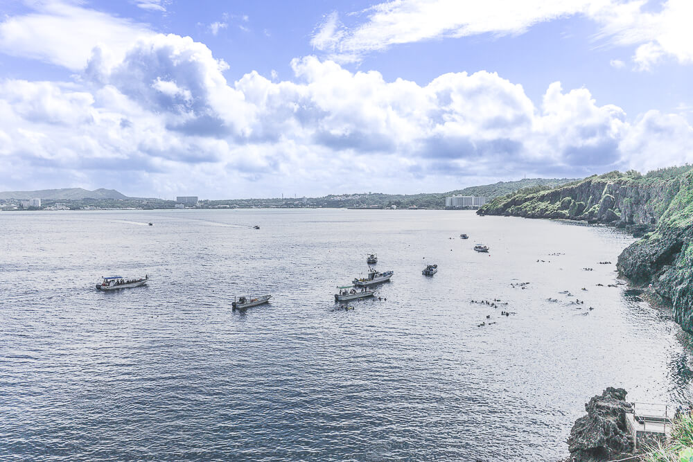 沖繩青之洞窟 真榮田岬 海景 自駕