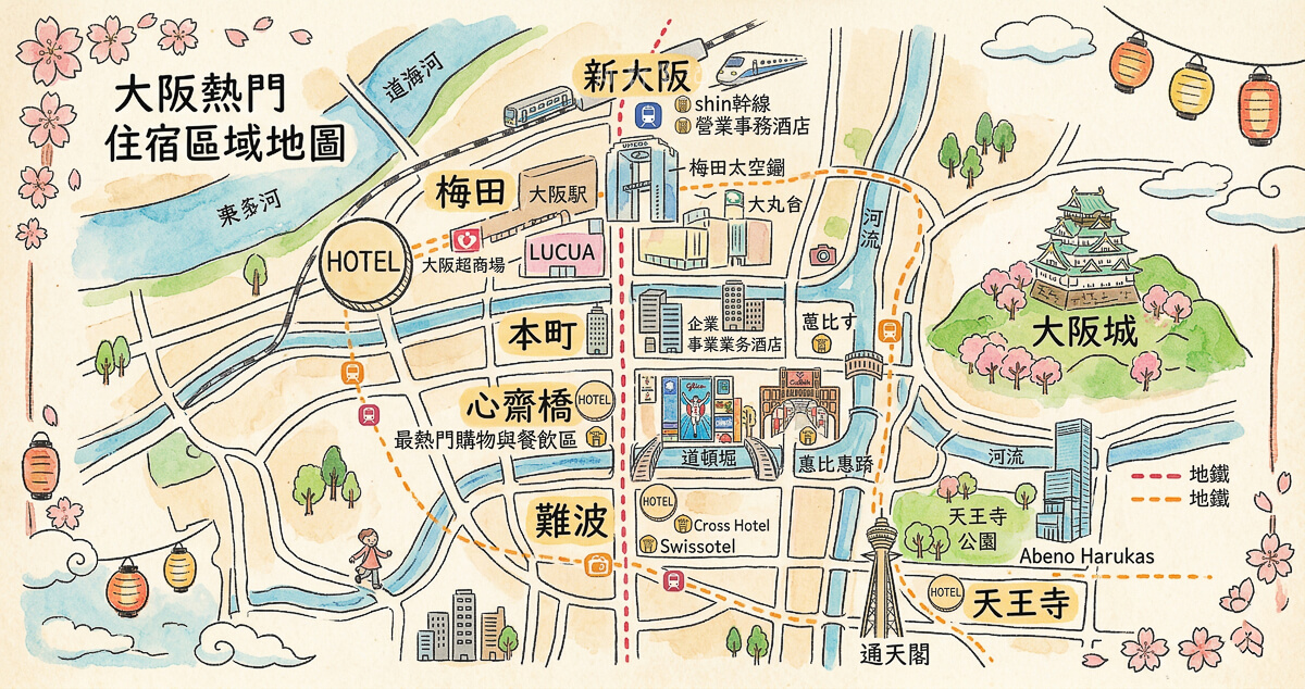 2026 大阪飯店房價走勢｜阿新筆記