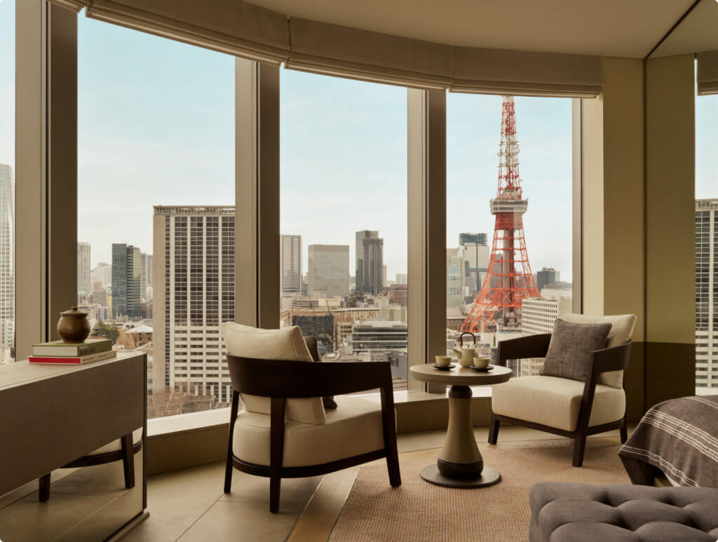 Janu Tokyo 麻布台之丘大廳與 SPA 設施