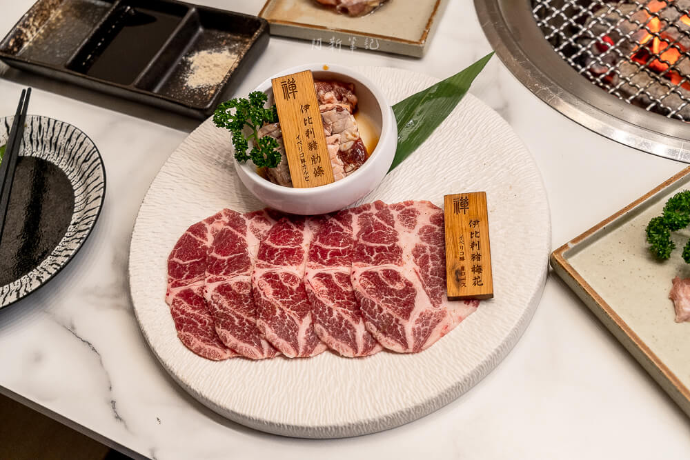 高雄 禪燒肉 伊比利豬梅花與肋條