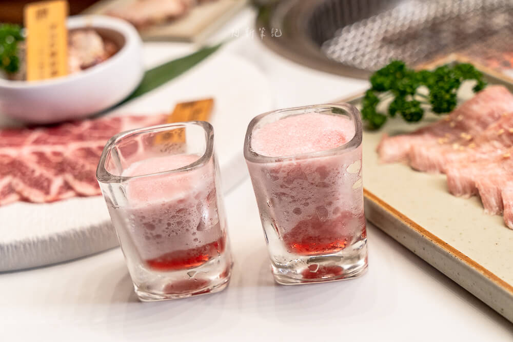 高雄 禪燒肉 莓果氣泡開胃飲