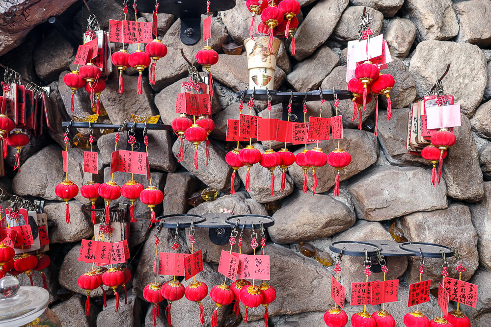 南投 元寶土地公 祈願紅燈籠牆