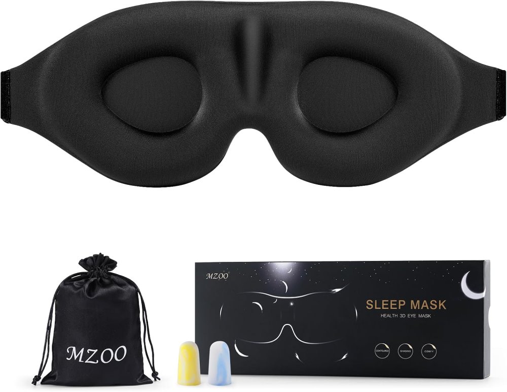 MZOO 3D 立體記憶棉睡眠眼罩