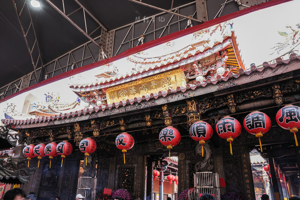 台中 樂成宮 三川殿屋簷剪黏工藝