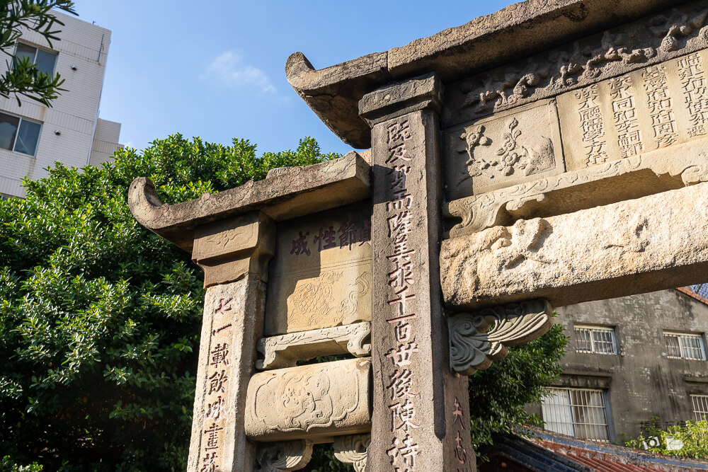 林氏貞節坊,大甲鎮瀾宮,大甲景點,台中景點,台中古蹟