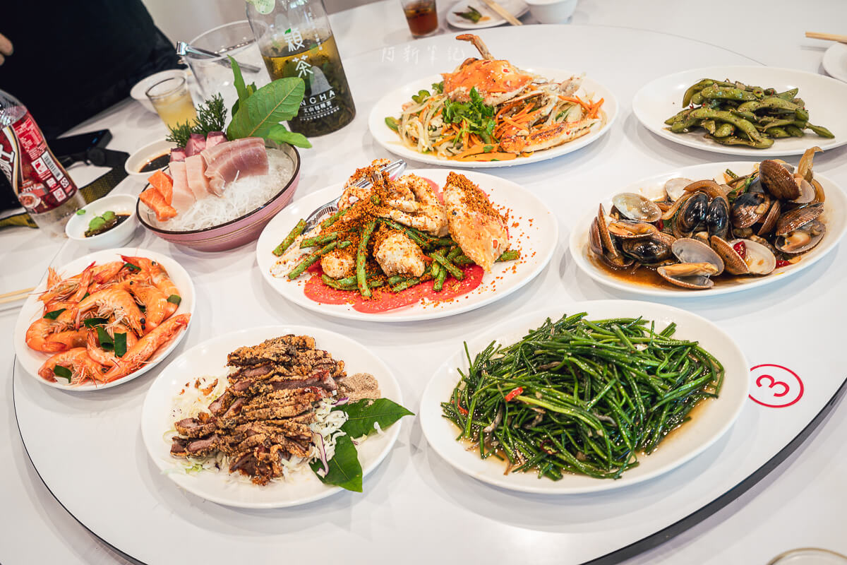 明發料理坊,明發料理坊停車,明發料理坊推薦,龜吼漁港餐廳