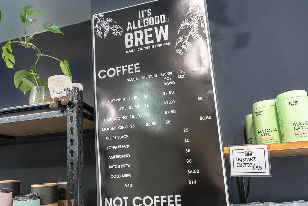 It's All Good Brew,紐西蘭咖啡廳,布倫海姆咖啡,Blenheim美食,紐西蘭旅遊 It's All Good Brew,紐西蘭咖啡廳,布倫海姆咖啡,Blenheim美食,紐西蘭旅遊