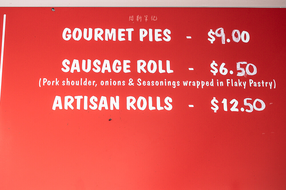 The Burleigh Gourmet Pies,紐西蘭派,布倫海姆美食,紐西蘭小吃,Burleigh Pies菜單,紐西蘭旅遊