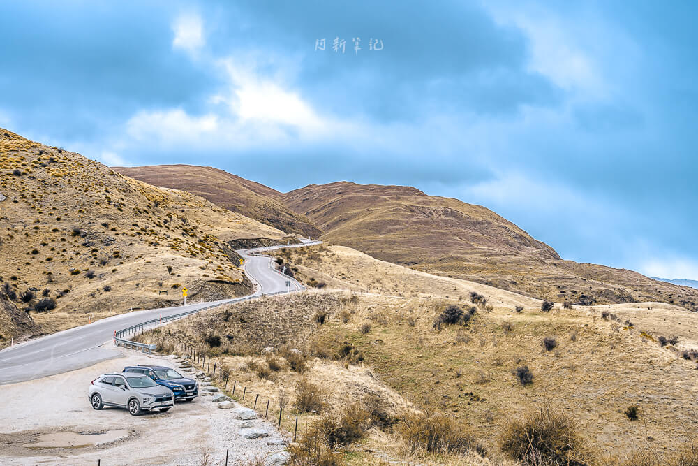 Crown Range Road Scenic Lookout,皇冠山脈公路觀景台