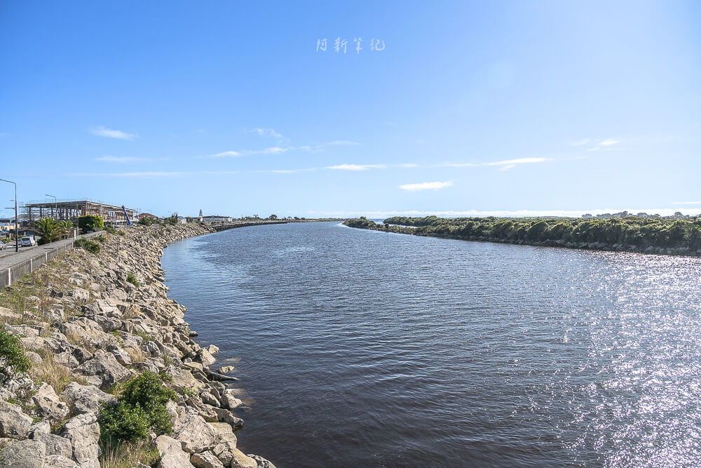 紐西蘭 Greymouth Grey River 出海口河景