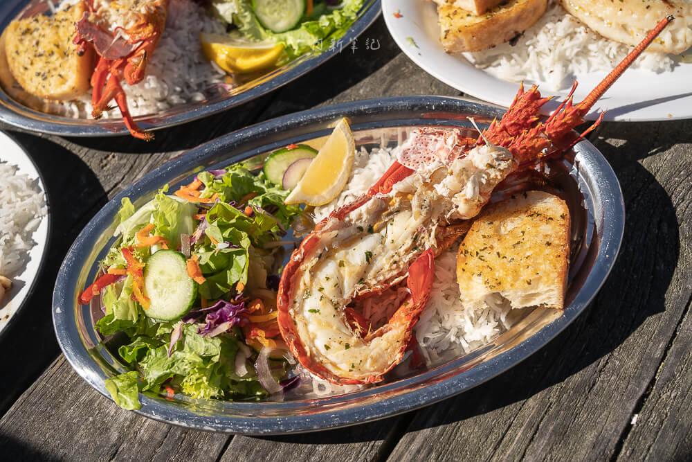 Kaikoura Seafood Bbq,凱庫拉餐廳,凱庫拉BBQ,凱庫拉美食,凱庫拉龍蝦,kaikoura restaurants,kaikoura lobster