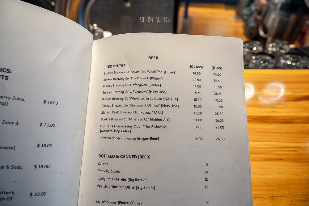 Ministry of Works Bar & Eatery,Twizel美食,紐西蘭Twizel,Twizel餐廳,Ministry of Works菜單,紐西蘭酒吧