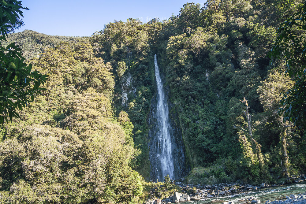 Thunder Creek Falls,紐西蘭Thunder Creek Falls,紐西蘭瀑布推薦,南島瀑布景點,紐西蘭自然景點,Haast瀑布,Haast Pass景點,西岸拍照景點,紐西蘭短步道推薦,紐西蘭森林景點,紐西蘭親子行程,紐西蘭自由行景點,南島自駕行程推薦,紐西蘭拍照打卡景點,Thunder Creek瀑布,Haast打卡景點,紐西蘭西海岸行程,紐西蘭秘境景點,南島旅遊必去,紐西蘭旅遊推薦