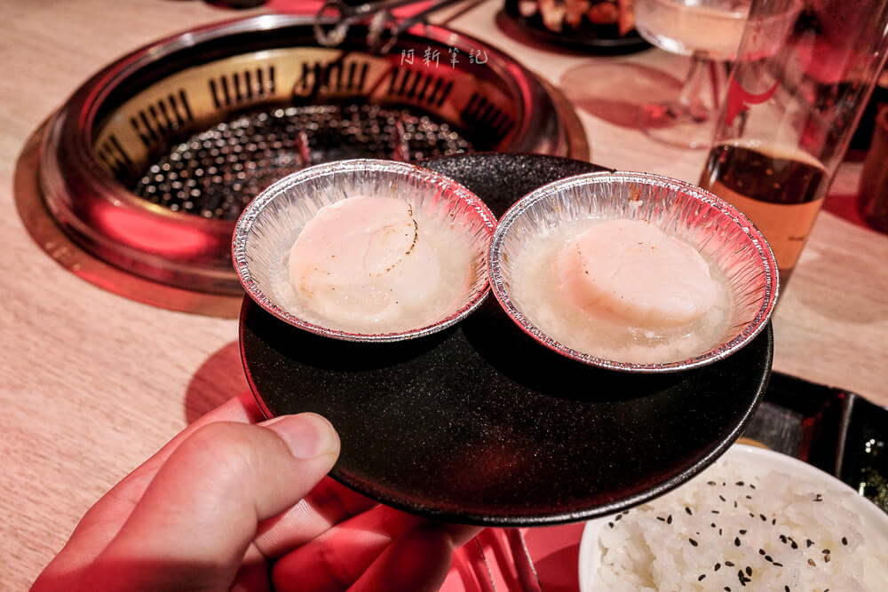 一頭牛日式燒肉公益店,台中美食,南屯美食,公益路美食推薦,一頭牛評價,台中燒肉推薦,一頭牛日式燒肉菜單,台中聚餐餐廳,公益路燒烤 台中 一頭牛日式燒肉公益店 鋁杯炭烤干貝