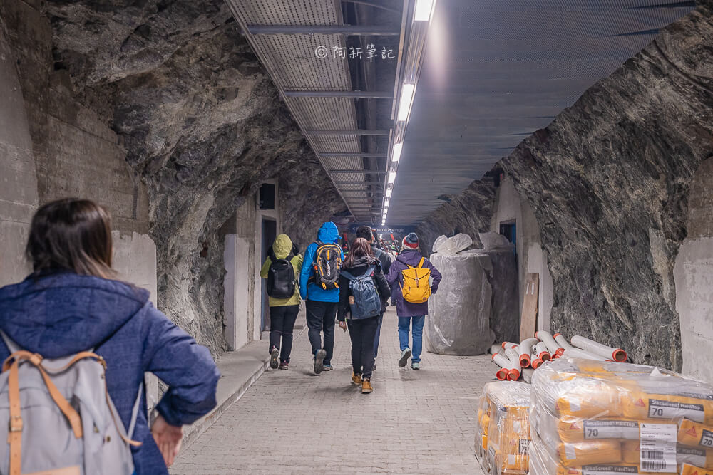 馬特洪冰河天堂 山頂岩石隧道