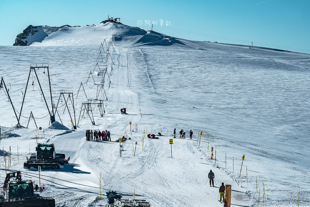 馬特洪冰河天堂 冰河滑雪場拖牽