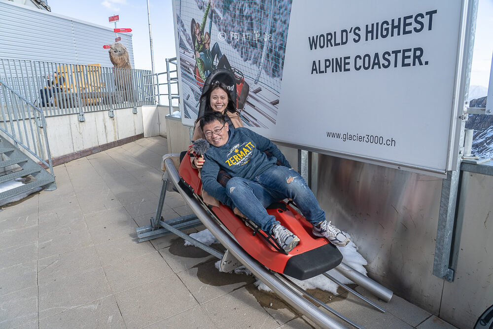Glacier 3000 Alpine Coaster 雙人乘坐