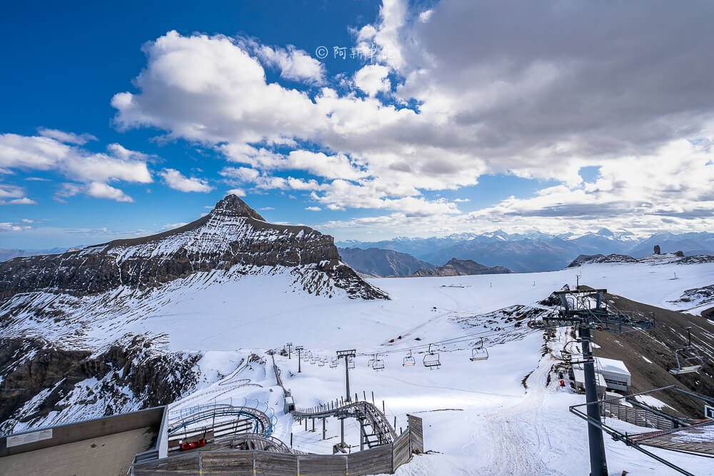 Glacier 3000 滑雪區與纜椅