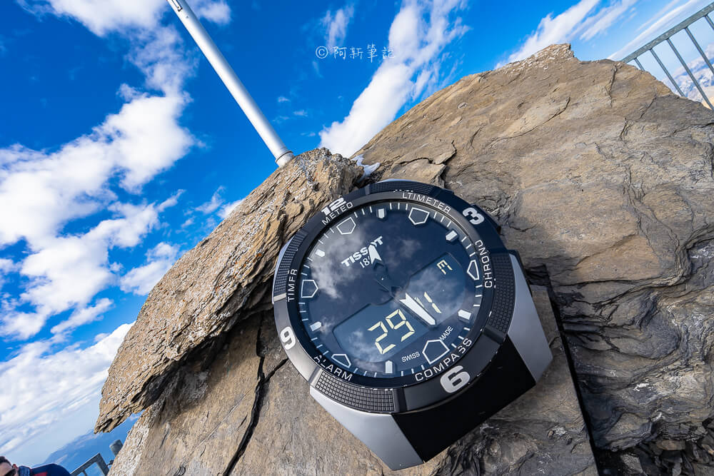 Glacier 3000 山頂 Tissot 大錶面