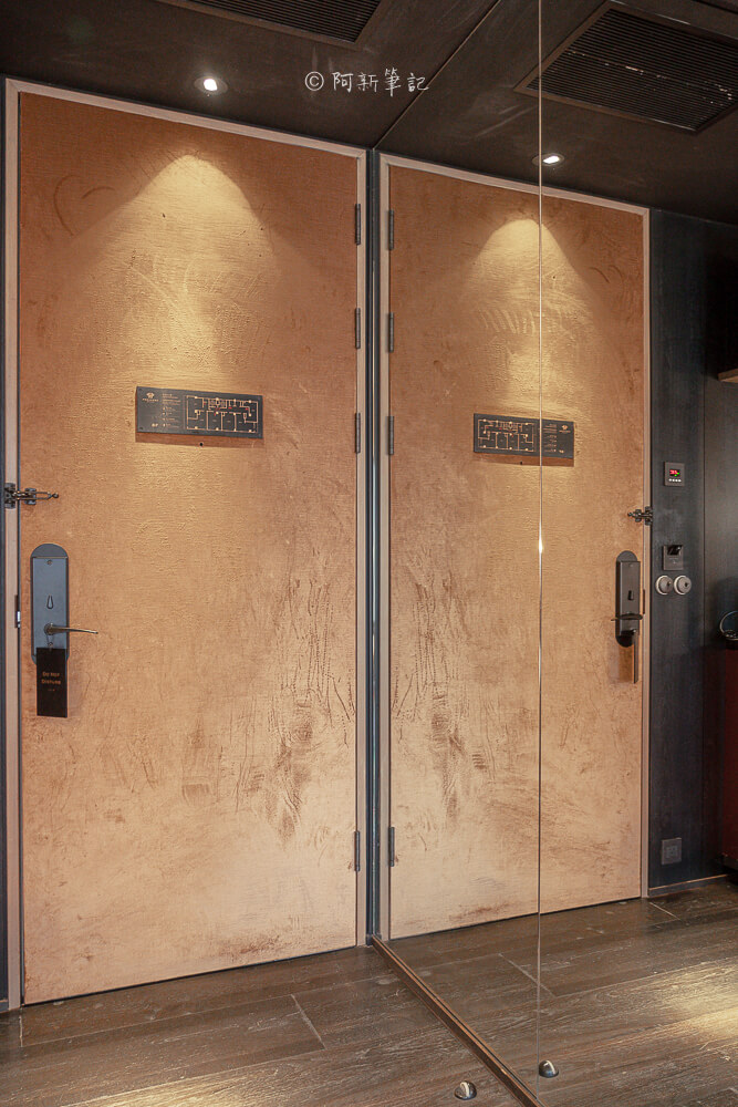 賦樂旅居,賦樂旅居評價,HOTEL PROVERBS TAIPEI,台北東區飯店,忠孝復興住宿,台北設計旅店 賦樂旅居 客房房門
