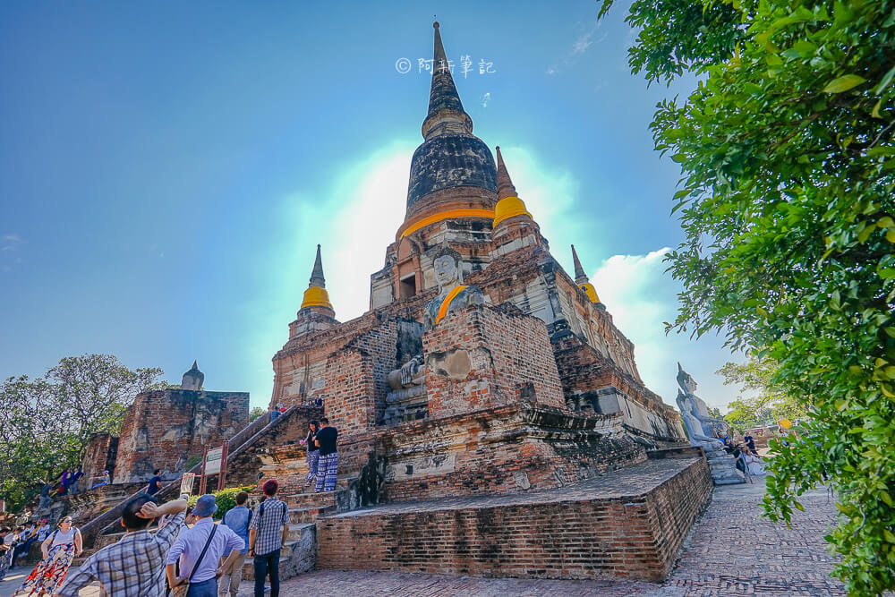 泰國崖差蒙空寺,泰國大城,大城景點,泰國旅遊