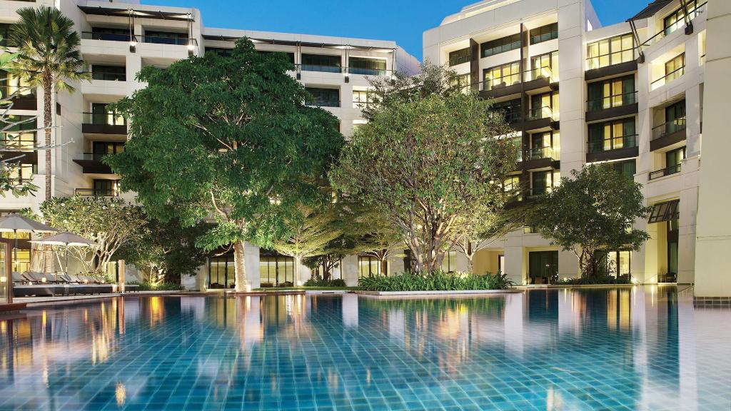曼谷凱賓斯基酒店 Siam Kempinski 熱帶花園泳池