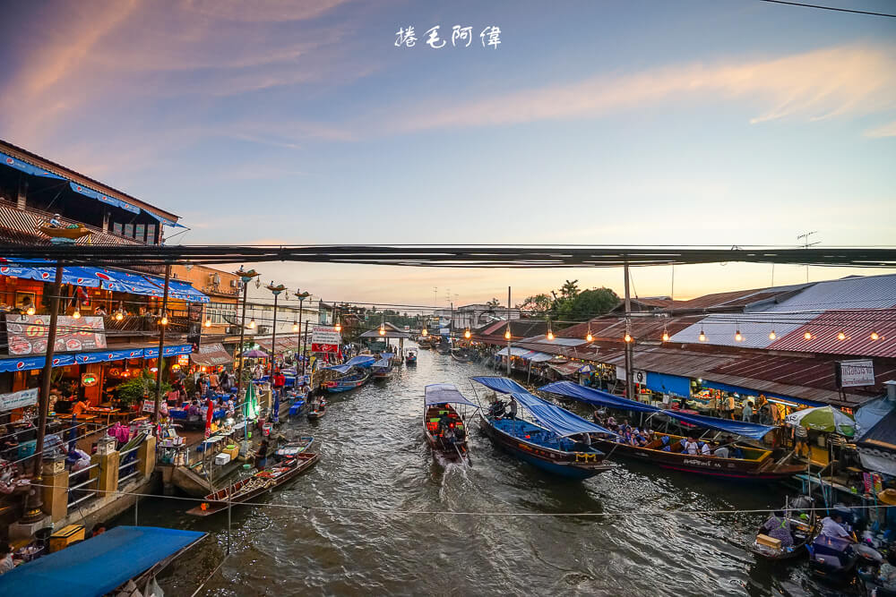 泰國旅遊,曼谷旅遊,曼谷自由行,泰國必去景點,安帕瓦水上市場,曼谷一日遊