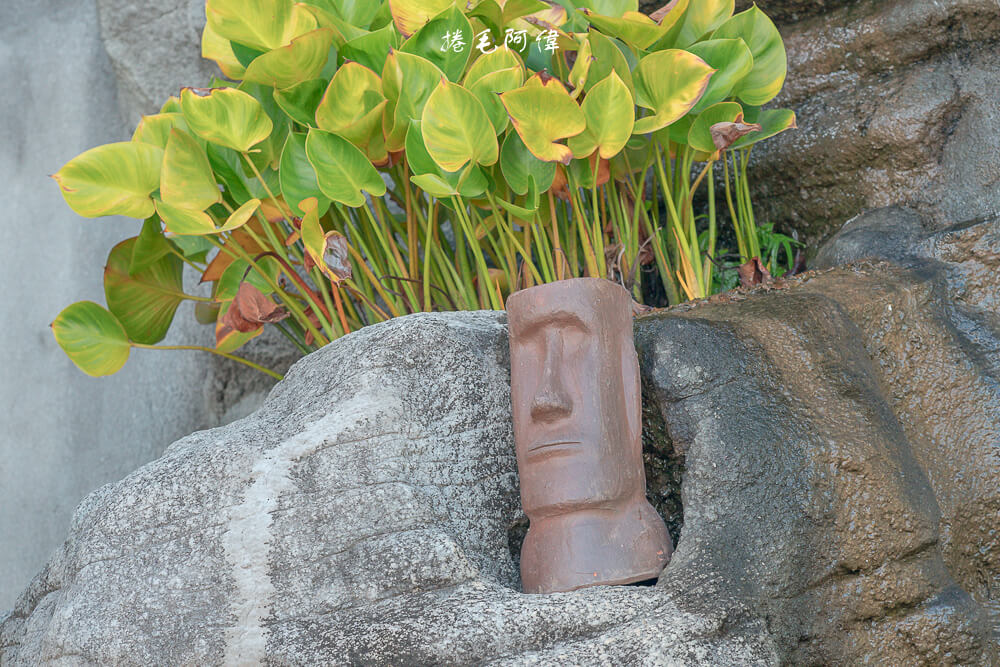 摩艾咖啡,Moai Coffee,摩艾咖啡Moai Coffee,摩艾咖啡 泰國,拉差汶里景點,叻丕府景點,摩艾石像,泰國巨石陣