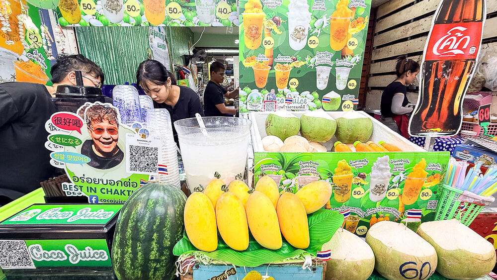 Coco Juice,泰國椰子汁,曼谷飲料,泰國美食,恰圖恰椰子汁,Coco Juice菜單