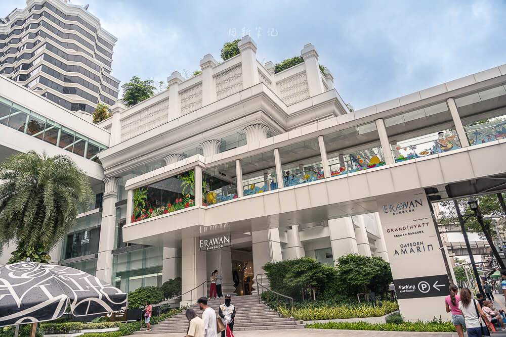 Erawan Bangkok,曼谷 Erawan Bangkok 購物,四面佛商場,Erawan Boutique Mall,百貨公司,精品名店,咖啡廳餐廳,BTS Chit Lom 交通,空橋連通,營業時間,地址,停車資訊,VAT 退稅,評價心得,附近景點四面佛