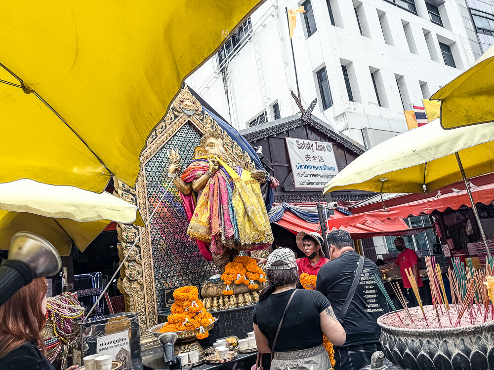 泰天神殿,慧光路口象神廟,泰國景點,象神廟,曼谷景點,Ganesh Temple,曼谷寺廟