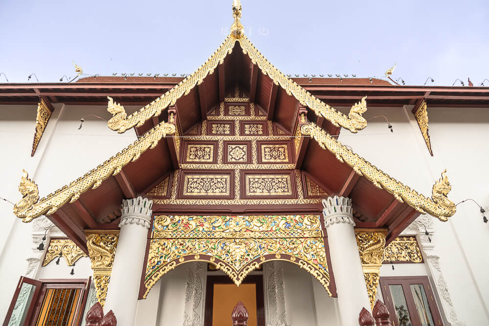 清邁 柴迪隆寺 大殿多層屋簷